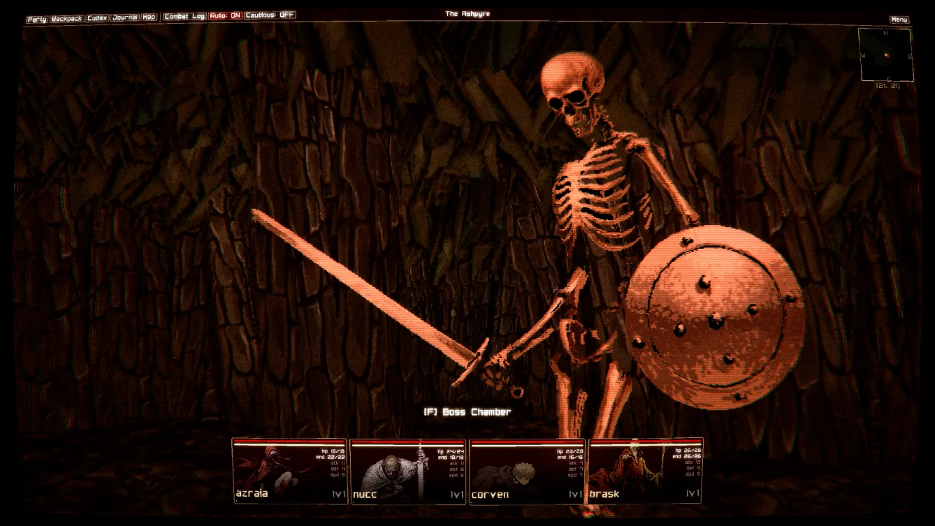 Bloodrust gameplay in Ashwood Outpost