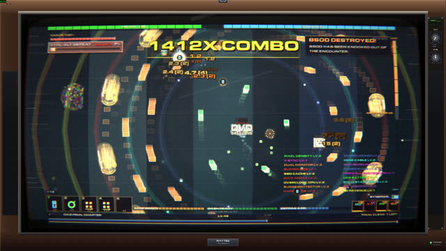 BSOD boss destroyed — 1412x combo, late-game weapons